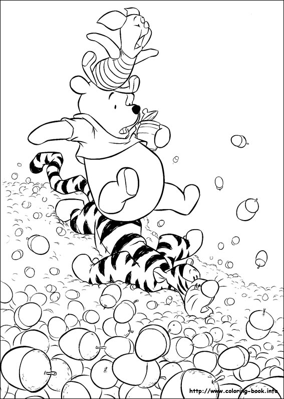 Winnie the Pooh coloring picture